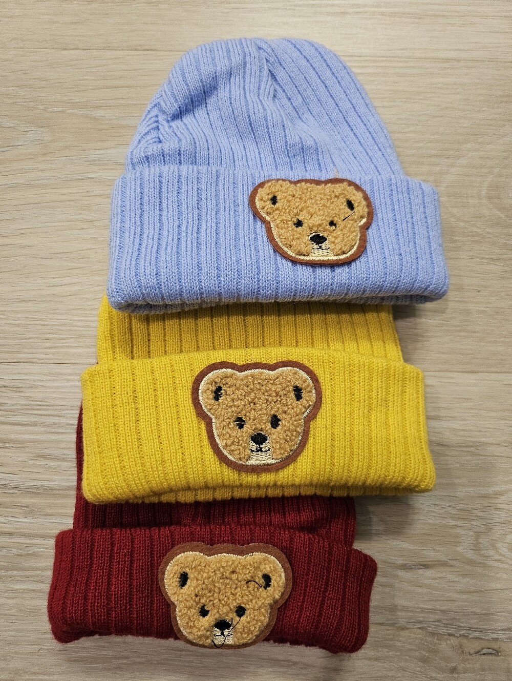 Set Of 3 Baby Hats